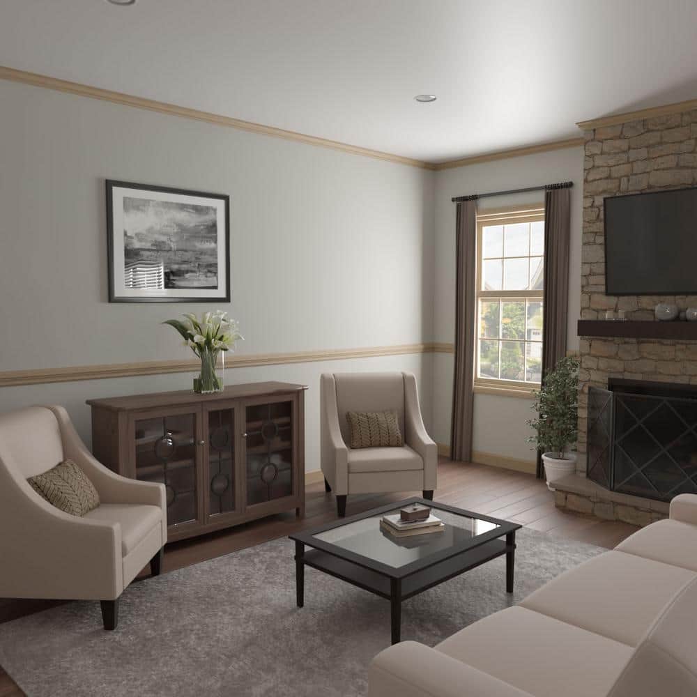 Ekena Millwork WM52 0.56 in. D x 2.75 in. W x 96 in. L Wood (Pine) Crown Moulding
