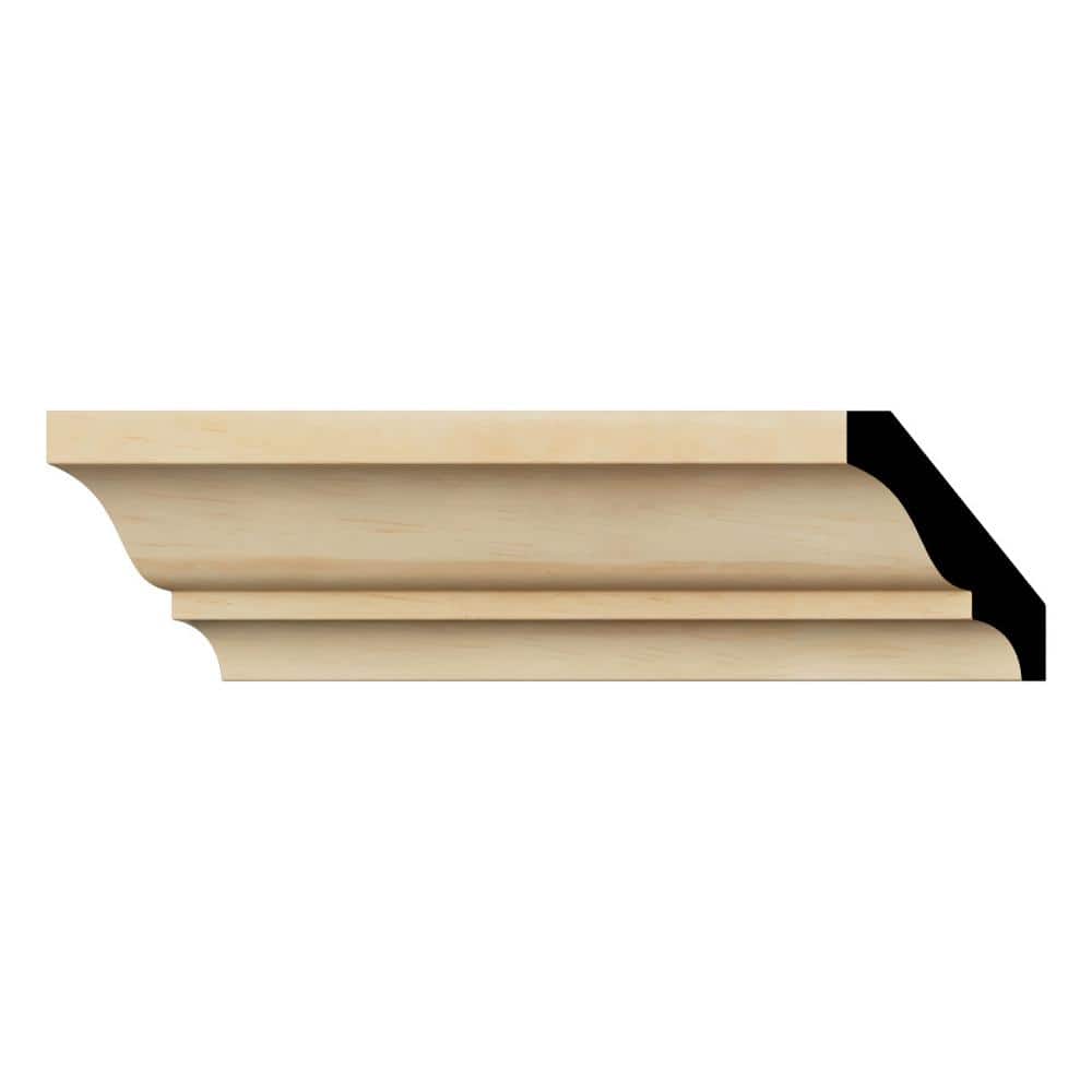 Ekena Millwork WM52 0.56 in. D x 2.75 in. W x 96 in. L Wood (Pine) Crown Moulding