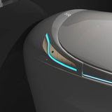 Pink Smart Bidet Toilet with Foot Sensor, LED Display & Warm Water