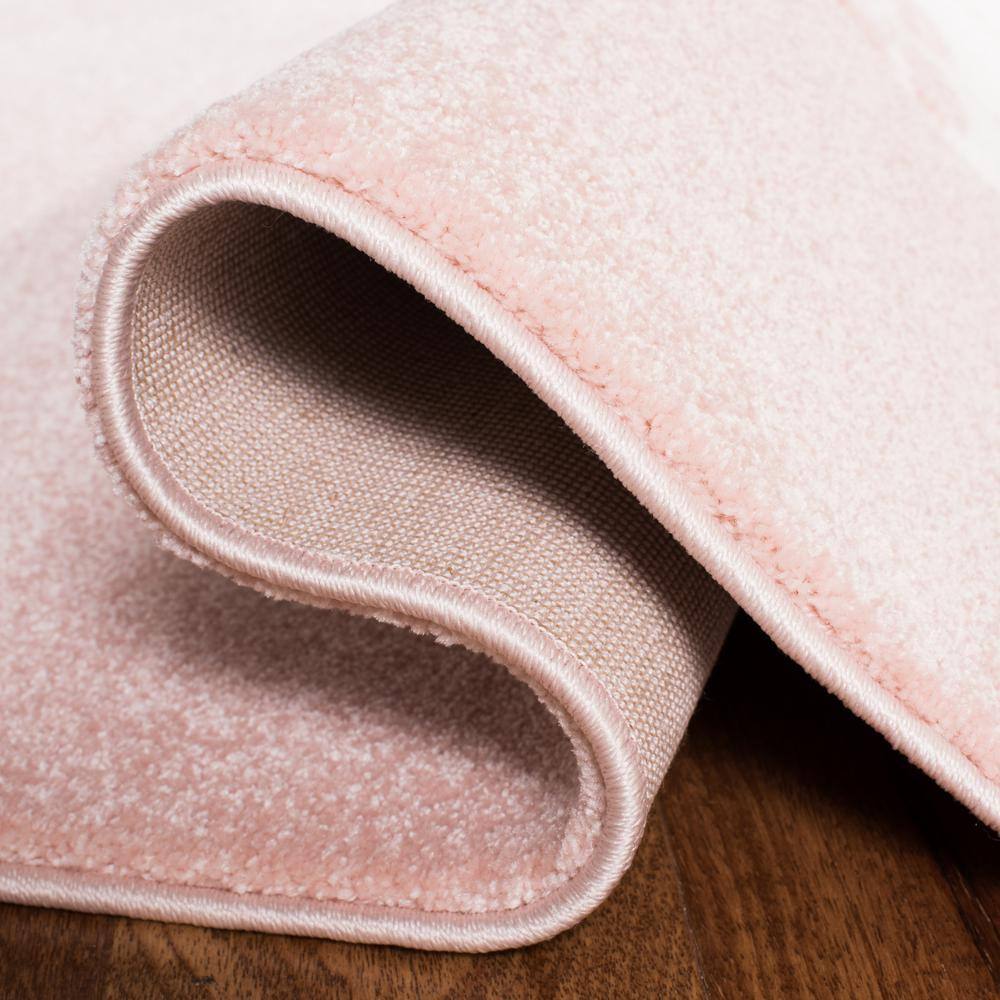 Safavieh Carousel Kids Montage 5 x 5 Pink/Ivory Round Indoor Kids Area Rug