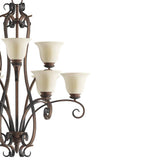 Maxim Lighting Fremont 9-Light Platinum Dusk Chandelier
