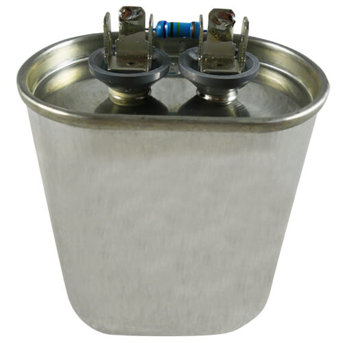 Packard PLCO24400W capacitor - front view (Voltage: 400V; MFD: 24)