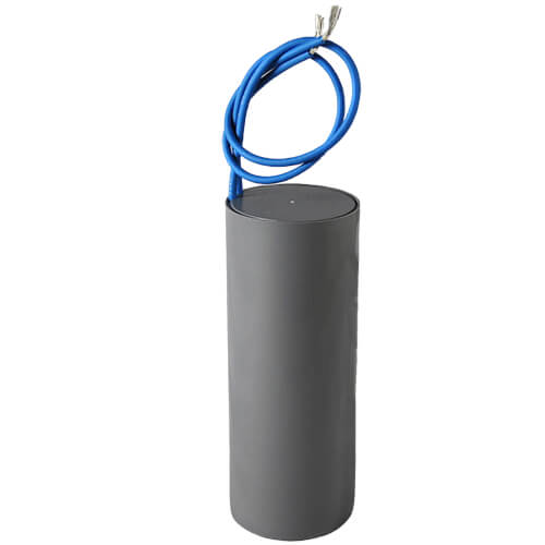 Packard PLCR24400D capacitor - front view (Voltage: 400V; MFD: 24)