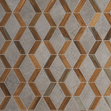 Eternal Oak Brown Diamond Matte Porcelain Mosaic Tile - Lux Tile