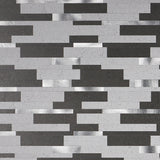 Bond Tile Easy Luxe Metalway Gray 11.81 in. x 11.81 in. SPC Peel and Stick Tile (0.96 Sq. Ft. / Sheet)