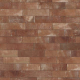 Brick Rustico Rosso Red Matte Porcelain Subway Tile 3x12
