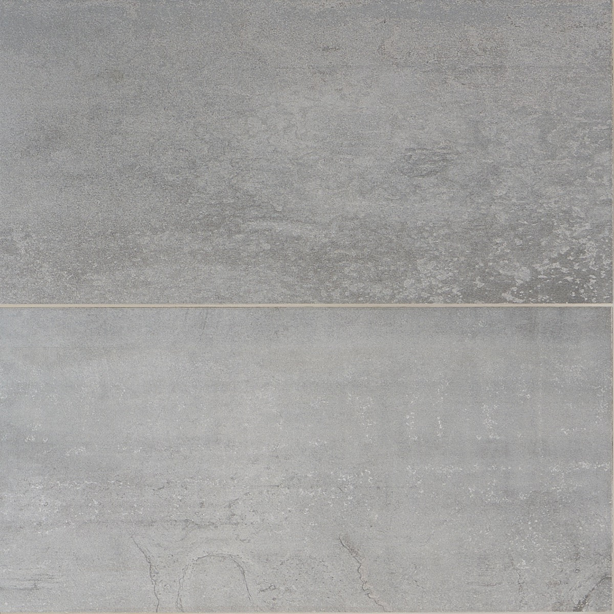 Hewlett Metal Silver 12x24 Matte Porcelain Tile - Industrial Style