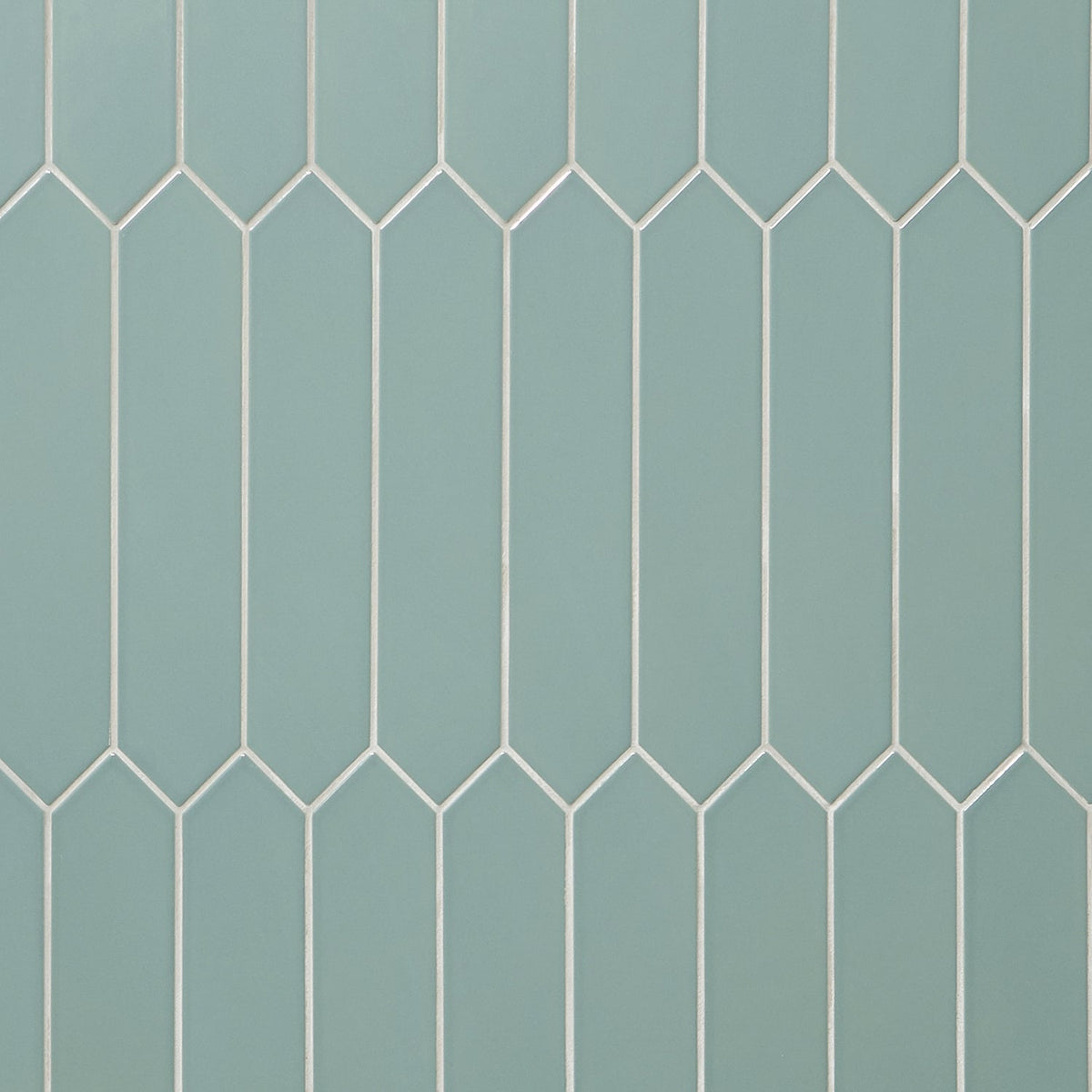 Kent Jade Green 3x12 Picket Polished Ceramic Wall Tile
