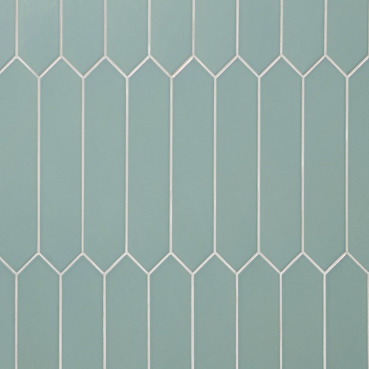 Kent Jade Green 3x12 Picket Polished Ceramic Wall Tile