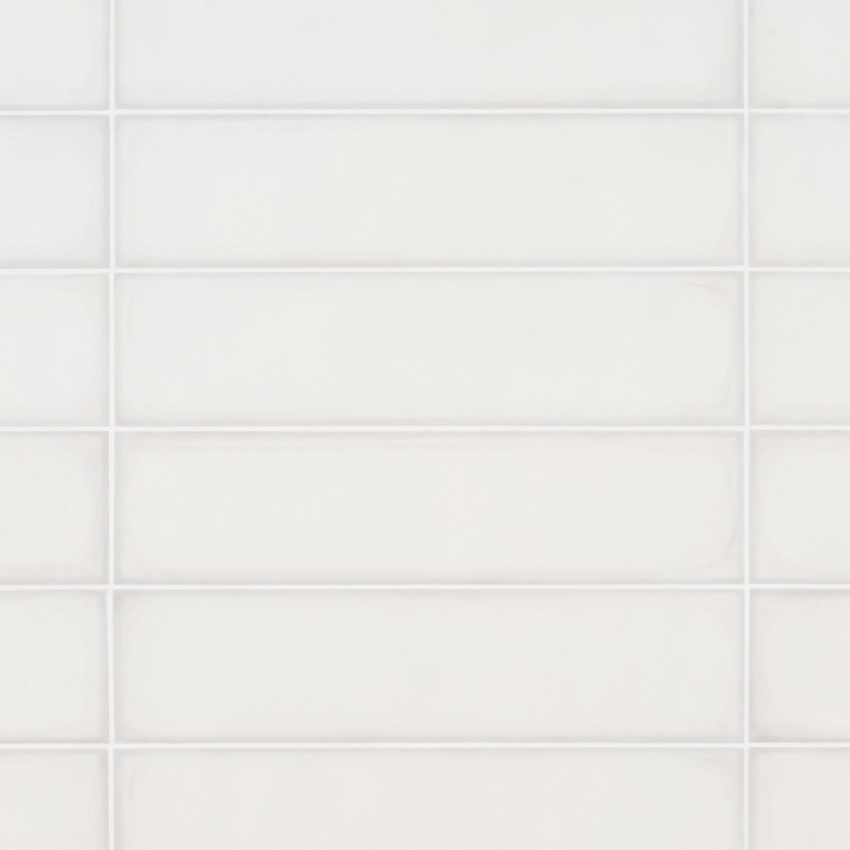ArtBlock Bianco White 4x16 Matte Porcelain Tile by Stacy Garcia