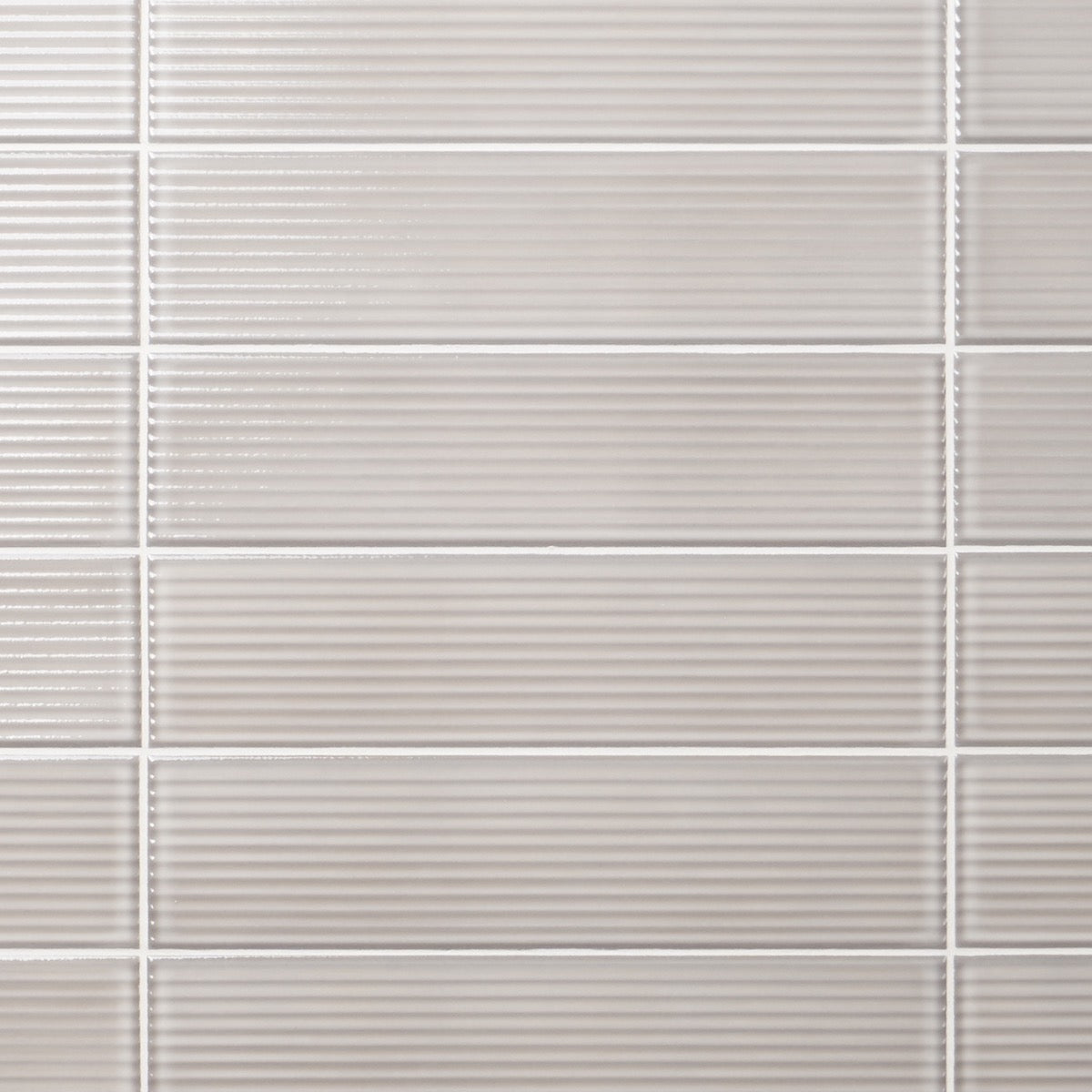 Stacy Garcia Fluted Grigio 4x16 Glossy Porcelain Tile