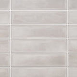 Stacy Garcia ArtBlock Grigio Gray 4x16 Matte Porcelain Tile