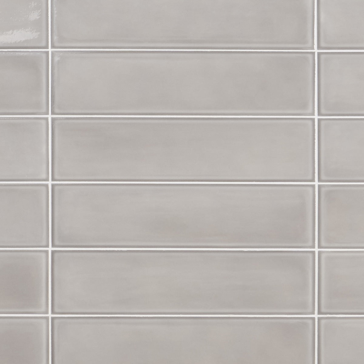 Stacy Garcia ArtBlock Grigio Gray 4x16 Glossy Porcelain Tile