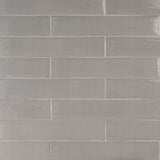 Tilebar Grigio Gray 3x16 Polished Porcelain Subway Tile