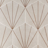 Lux Tile Pergola Beams Taupe 12.5" Hexagon Matte Porcelain Tile