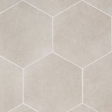 Pergola Taupe 12.5" Hexagon Matte Porcelain Tile - Lux Tile
