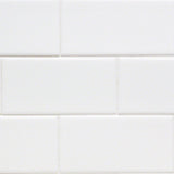 Matte White Ceramic Subway Tile 3x6 for Bathroom and Kitchen Walls