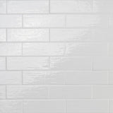 Kiln White 3x9 Polished Porcelain Subway Tile - Lux Tile