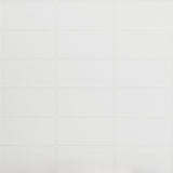 Stacy Garcia Maddox Frame White 4x8 Matte Ceramic Subway Tile