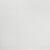 Stacy Garcia Maddox White Matte Ceramic Subway Tile 4x8