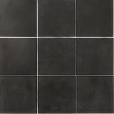 Elizabeth Sutton Charcoal Black Matte Porcelain Tile 8x8