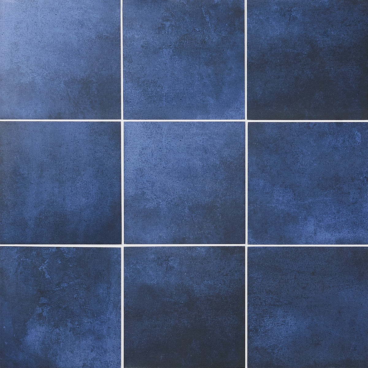 Art Geo Blue 8x8 Matte Porcelain Tile by Elizabeth Sutton