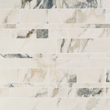 Dreamstone Calacatta Rustico Beige Railroad Matte Porcelain Mosaic Tile