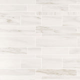 DreamStone Dolomite Snow Railroad Matte Porcelain Mosaic Tile