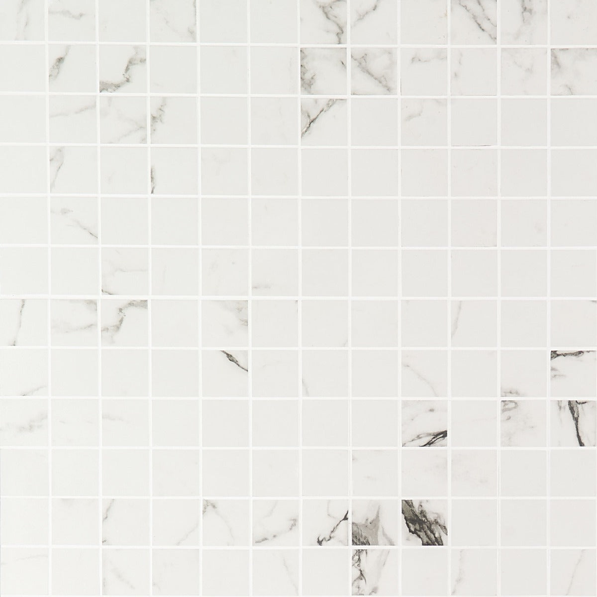 DreamStone Statuario Venato 2x2 Matte Porcelain Mosaic Tile