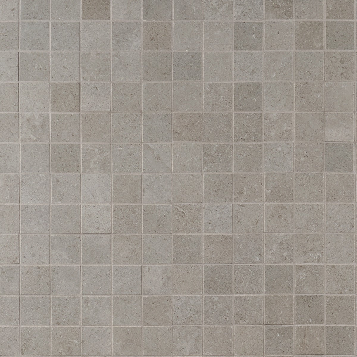 Lux Tile New Rock Fumo Light Gray 2x2 Matte Porcelain Mosaic Tile
