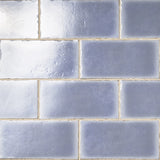 Jamesport Blue 6"x12" Glossy Porcelain Subway Tile by Lux Tile