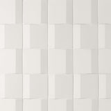 Zeal Edge 3D White 5x5 Matte Porcelain Tile - Lux Tile