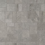 Acadia French Pattern Gray Porcelain Mosaic Tile - Lux Tile