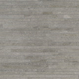 Acadia Thin Strip Slate Gray Matte Porcelain Mosaic Tile - Lux Tile