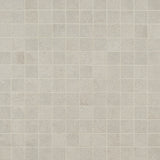 Acadia Linen White 2x2 Matte Porcelain Mosaic Tile - Durable Limestone Look