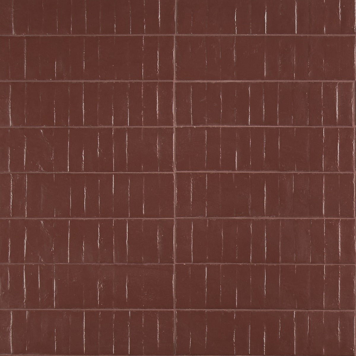 Lux Tile Rework Burgundy Matte Porcelain Subway Tile 3x12