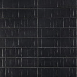 Rework Leather Black 3x12 Matte Porcelain Subway Tile - Lux Tile