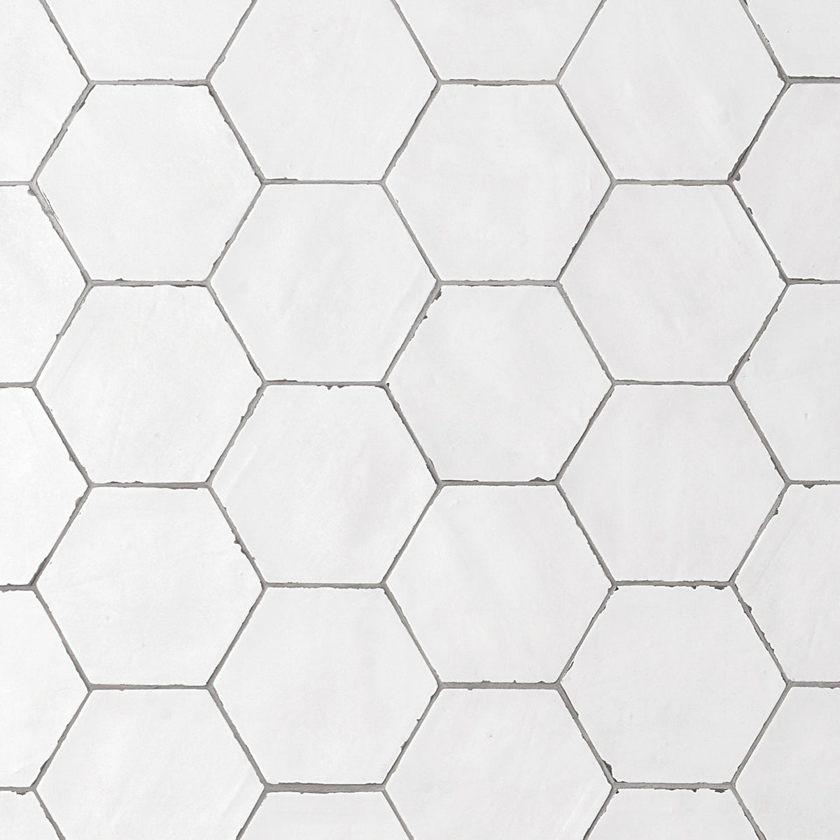 Sasha Hex White Matte Porcelain Tile - Lux Tile