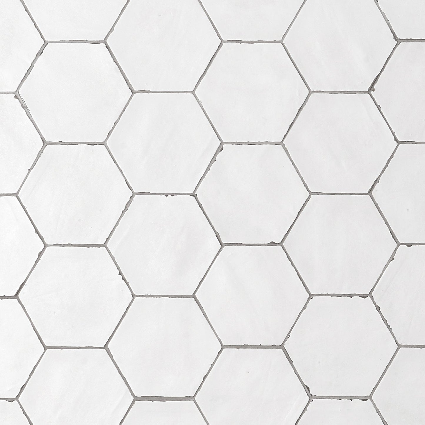 Sasha Hex White Matte Porcelain Tile - Lux Tile