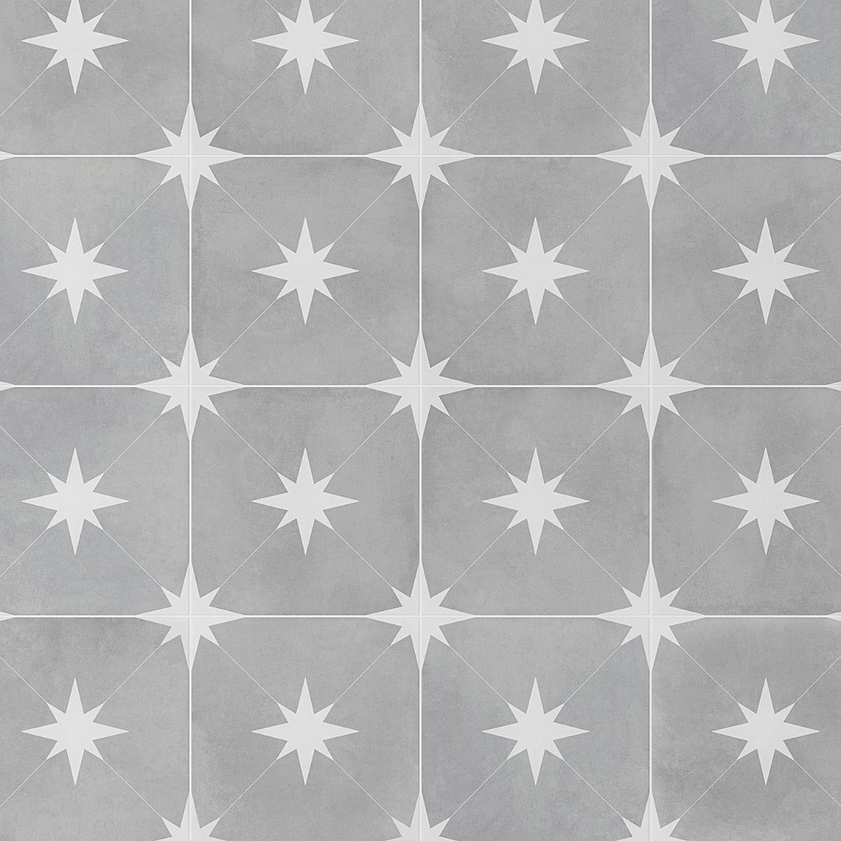 Tau Gris Gray 9x9 Matte Porcelain Tile - Lux Tile