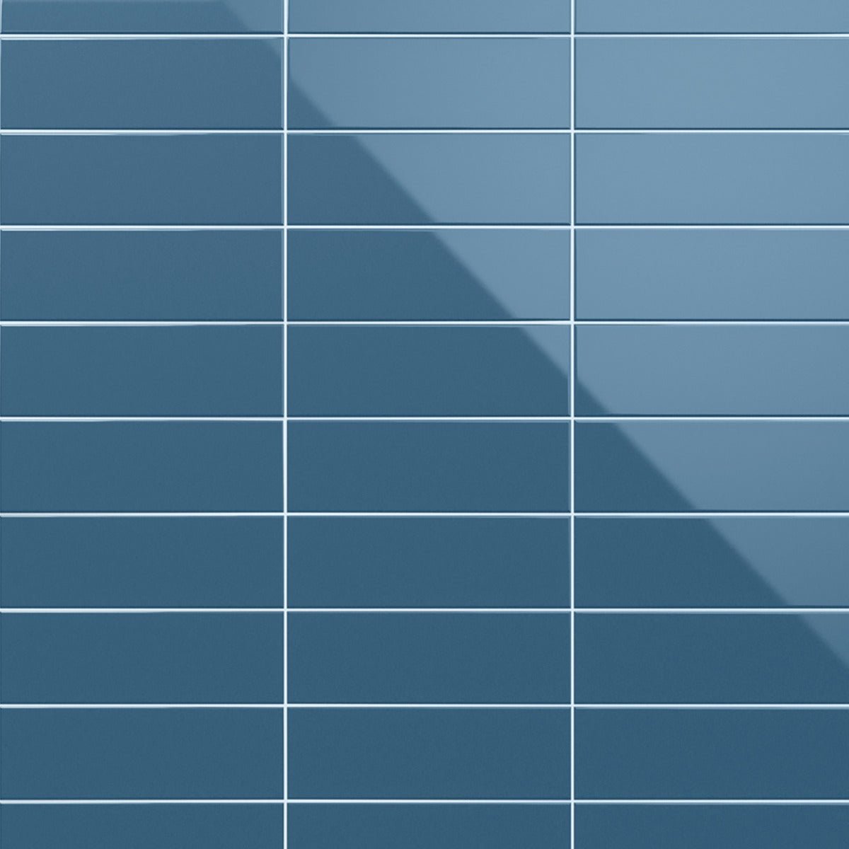 Park Hill Blue 4x12 Polished Porcelain Subway Tile - Tilebar