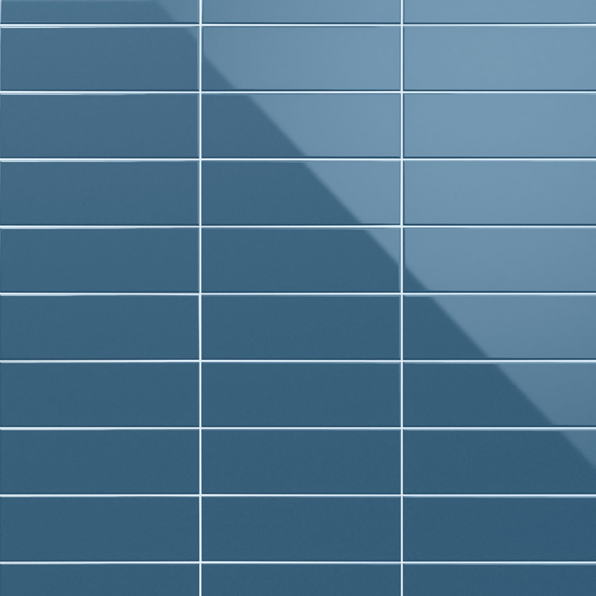 Park Hill Blue 4x12 Polished Porcelain Subway Tile by Lux Tile