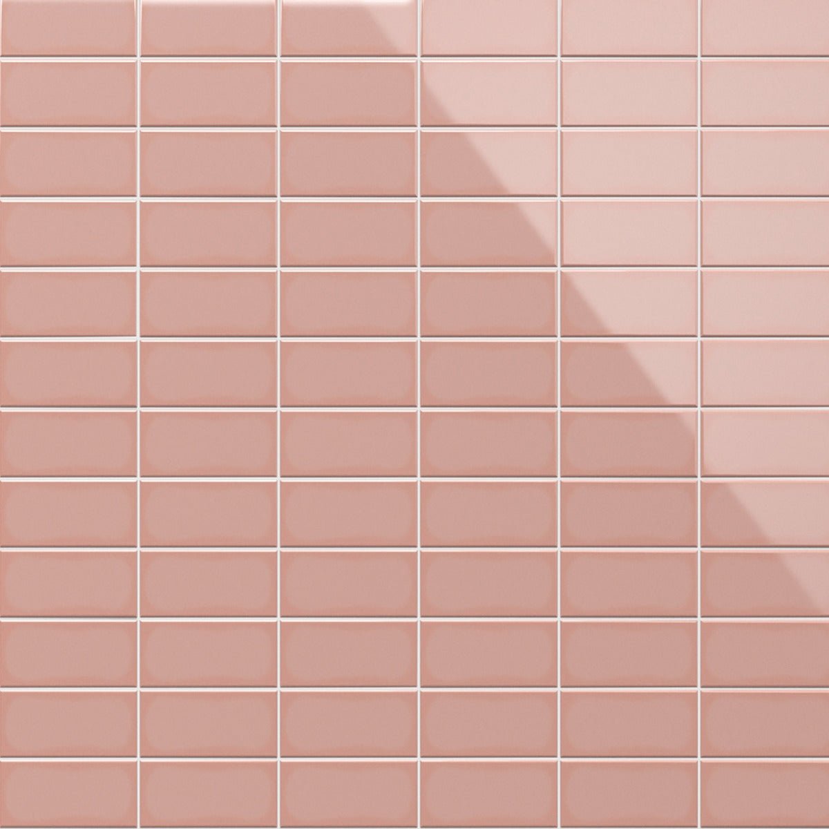 Park Hill Pink 3x6 Polished Porcelain Subway Tile for Walls