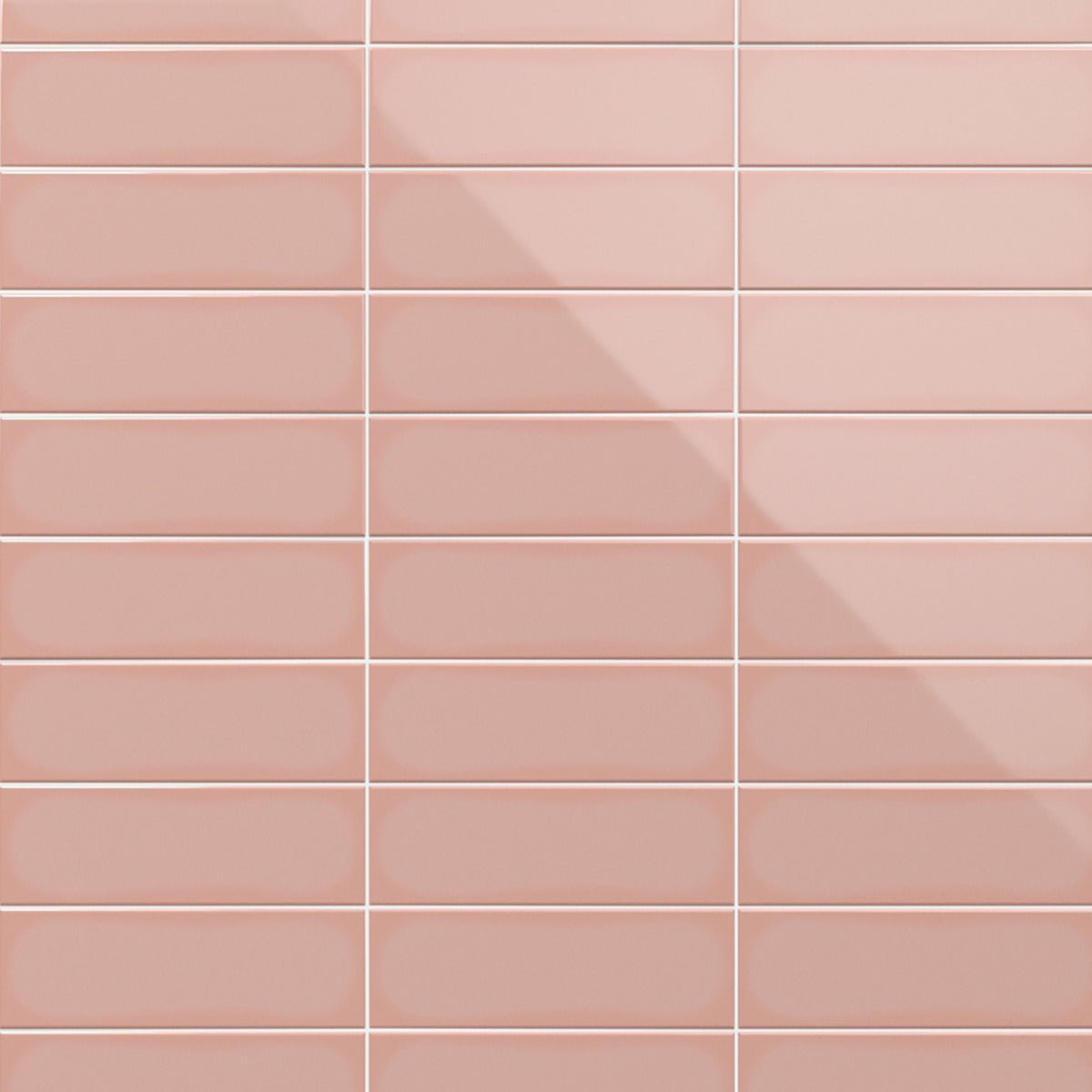 Park Hill Pink Polished Porcelain Subway Tile 4x12