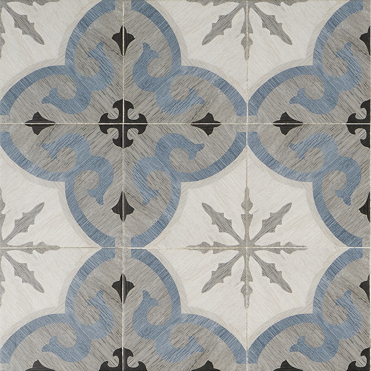 Lux Tile Delancey Briar Blue 8x8 Matte Porcelain Tile