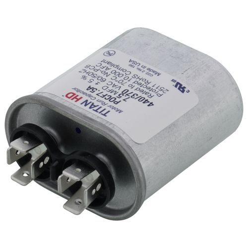 Titan HD POCF7.5A capacitor - detail view (Product Type: Capacitor; Voltage: 440/370V)