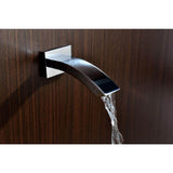 ANZZI Spirito Series 1-Handle 1-Spray Tub and Shower Faucet in Polished Chrome (Valve Included)
