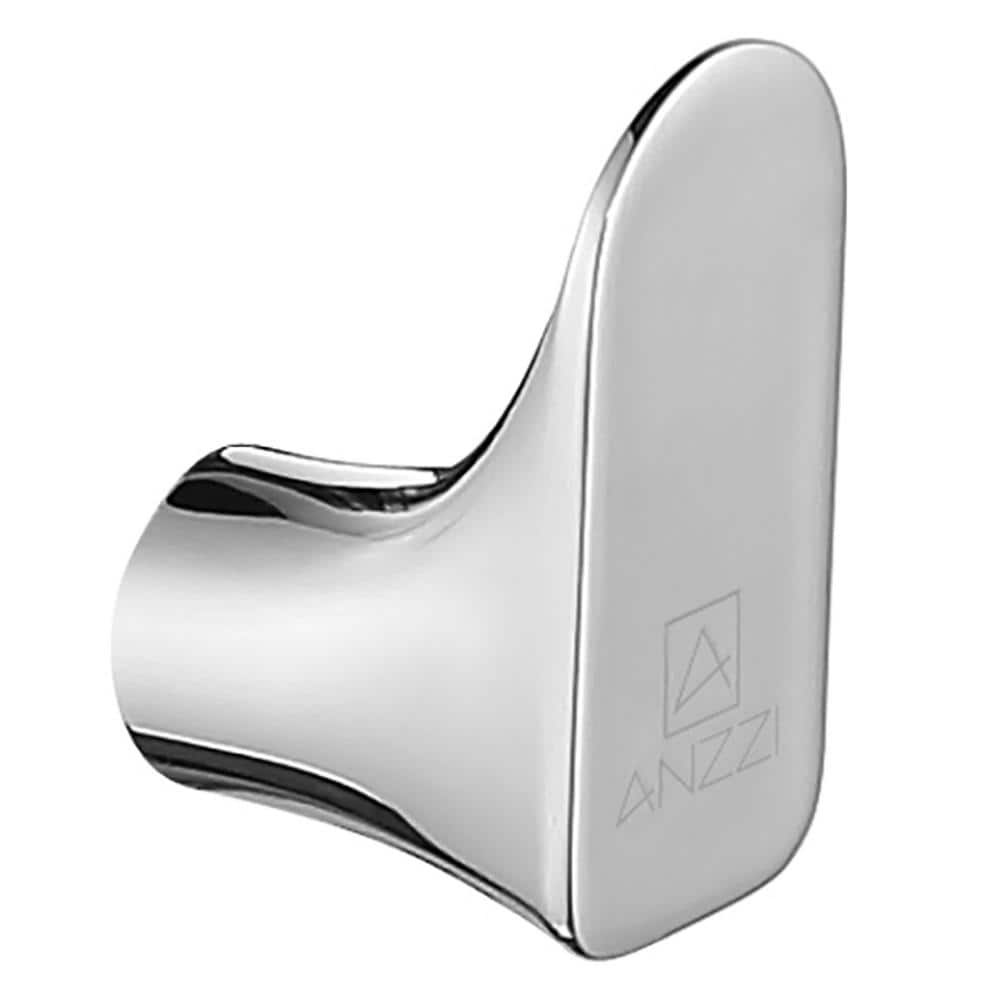 ANZZI Essence Series Stainless Steel Robe Hook in Polished Chrome