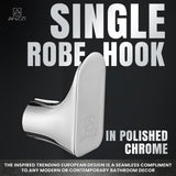 ANZZI Essence Series Stainless Steel Robe Hook in Polished Chrome
