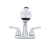 WASSERMAN FAUCETS Dual Handle Pull out Sprayer Laundry Utility Faucet with Washerless Cartridge in Chrome